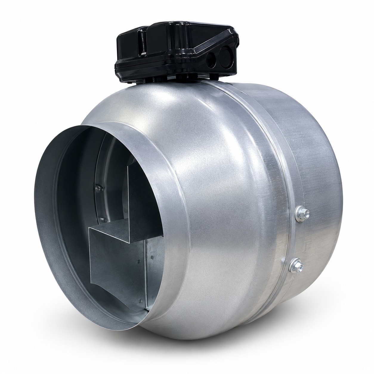 بلاور شفط وتهوية خطي (Circular Duct Fan) مقاس 10 بوصة من الماركة التركية الشهيرة BVN (موديل BDTX 250-B) - الصورة 3